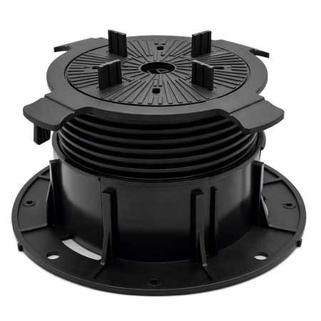 75 mm bis 95 mm - 24 Stück - Terrassenlager Stelzlager höhenverstellbar Stellfüße Terrassen-Platten Abstandhalter Terrassendielen Stellfüße