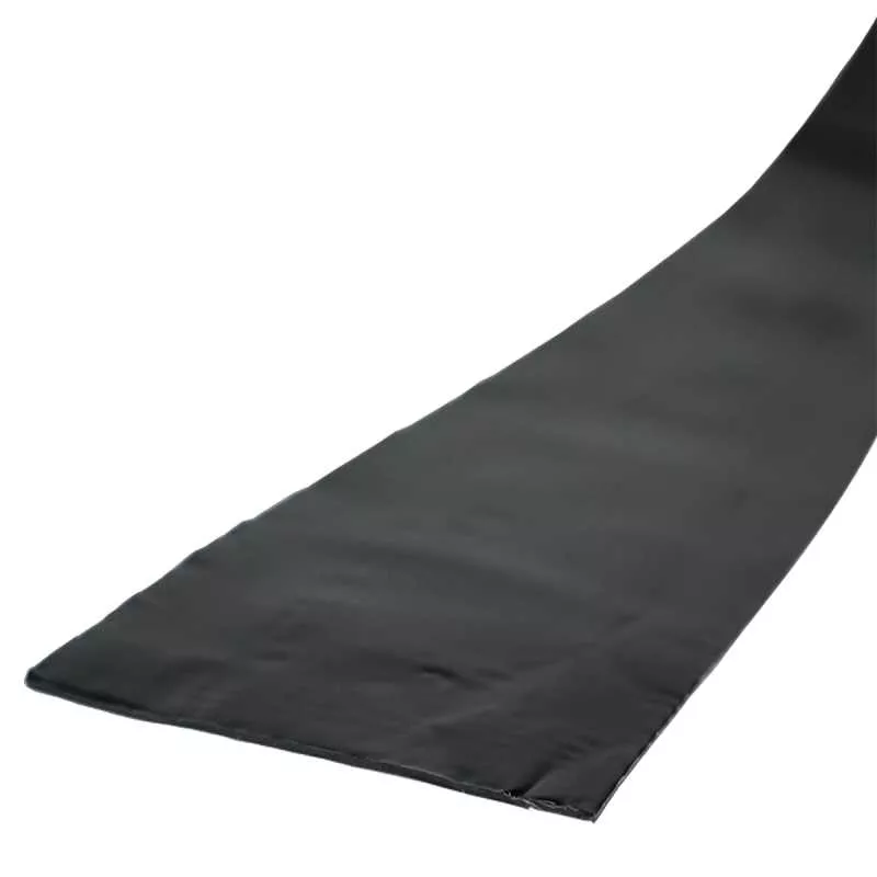 10.000 x 75 x 0,6 mm selbstklebendes Holzschutz Entkoppelungsband Band Abdeckband Butyl, Terrassenpads, Terrassenbau Rollen Streifen Terrasse, Schwarz