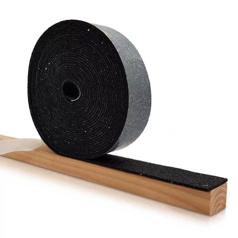 Einseitig Selbstklebende Gummigranulat-Rollen I Stärke 3 mm I Breite 50 mm I Terrassenpad, Terrassenpads, Gummigranulat, Terrassenbau Rollen Streifen Terrasse