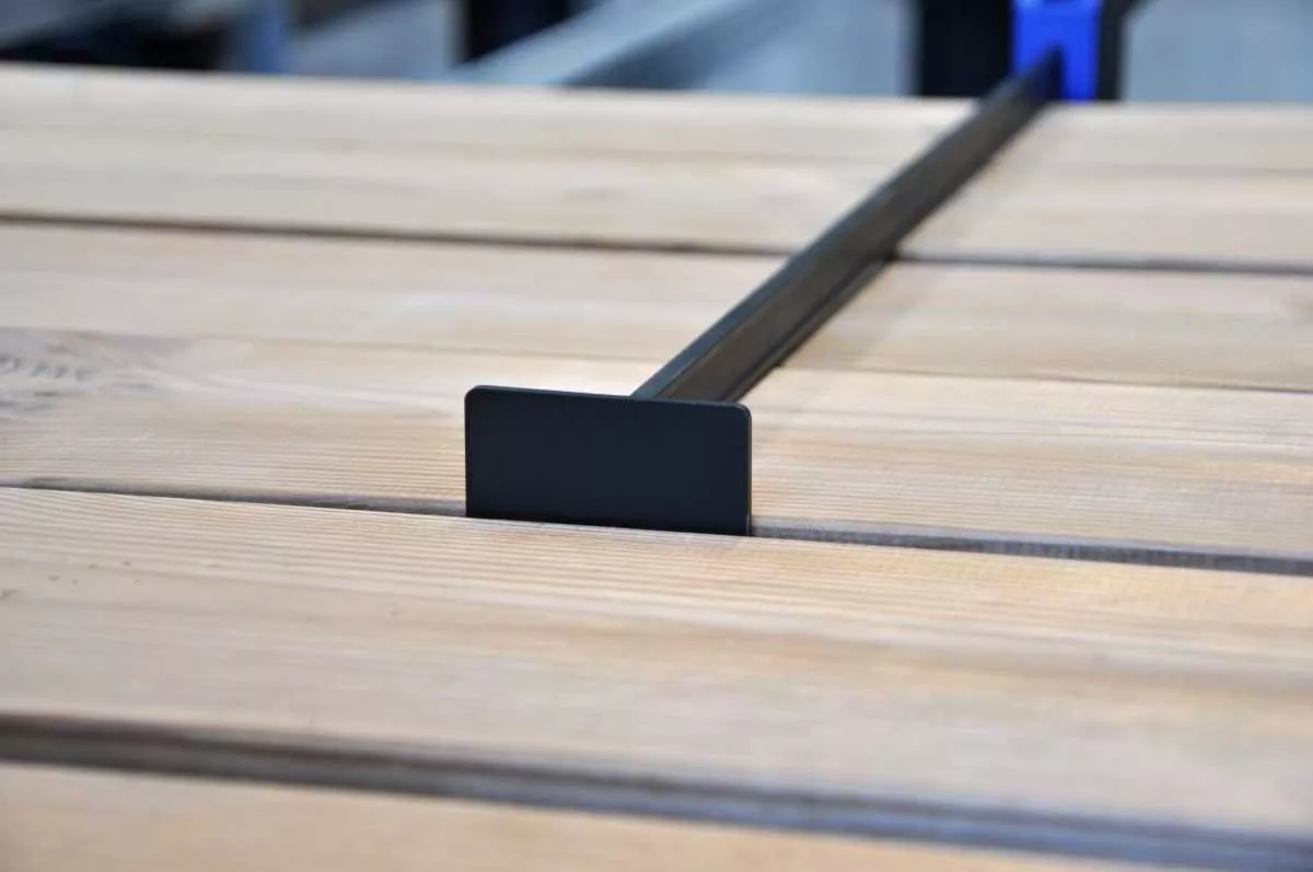 Terrassenzwinge – Montagezwinge - Zwinge für den Terrassenbau – Spannkraft: 150 kg – Spannweite: 970 mm