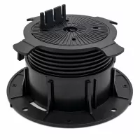 75 mm bis 95 mm - 24 Stück - Terrassenlager Stelzlager höhenverstellbar Stellfüße Terrassen-Platten Abstandhalter Terrassendielen Stellfüße